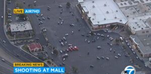 PHOTO Aerial View Of Shooting Scene In Victorville California