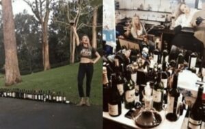 PHOTO Amber Heard Has Alcohol Problem And Drank $1300 Per Bottle Vaga Sicillua Red Wine That Johnny Depp Paid For