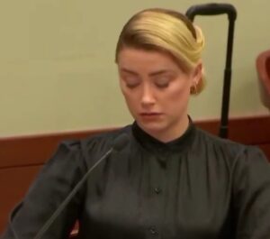 PHOTO Amber Heard Making Face Of Regret For Saying Nobody Will Believe I Abused You Johnny Depp 