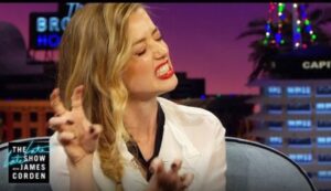 PHOTO Amber Heard Showing Off Ballet Claw She Had To Learn For Danish Girl On James Corden Show When She Claimed Broken Hand And Injured Forarms From Johnny Depp Abuse