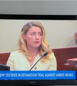 PHOTO Amber Heard's Face Of Guilt