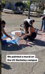 PHOTO Chain Girl Painted A Mural On UC Berkeley Campus