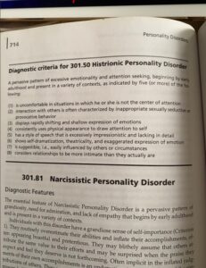 PHOTO DSM-5 Definition Of Histrionic Personality Disorder Straight Out Of The Book Fits With Amber Heard