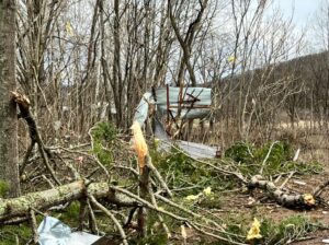 PHOTO Destruction From Tornado Is Widespread All Over Lairdsville Pennsylvania