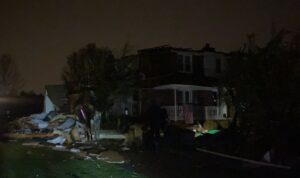 PHOTO House On Bohannon Station Road In Louisville Leveled By Tornado