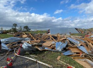 PHOTO Houses Leveled By Tornado In Burnsville North Carolina