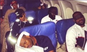 PHOTO How The Lakers Will Be Reacting On Their Final Flight Back To LA From Denver To End The Season