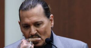 PHOTO Johnny Depp Contemplating Whether He's Going To Tell The Truth To The Court Of Lie About Something