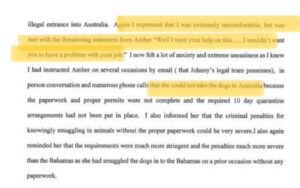 PHOTO Kevin Murphy Admitted Under Perjury In London Court That Amber Heard Smuggled Dogs Into Australia Illegaly And Amber Threatened His Job Over It