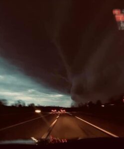 PHOTO Monster Tornado Churning Toward Downtown Louisville Kentucky