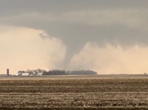 PHOTO Of Damage From Tornado On Colorado Road In Gilmore City