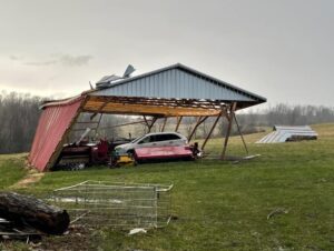 PHOTO Of Damage To Homes On Rural Stretch Of Route 118 In Lairdsville Pennsylvania