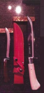 PHOTO Of Knives Johnny Depp And Amber Heard Had In Their Penthouse In LA When They Were Married