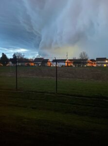 PHOTO Of Tornado Hammering Homes In Fern Creek Neighborhood Relentlessly