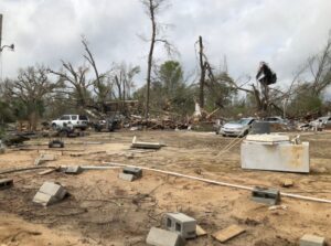 PHOTO Of Women's Car She Was Hiding In During Allendale SC Tornado And Survived With Only A Few Broken Bones