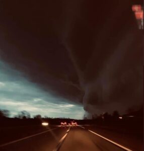 PHOTO People Driving Into Louisville Metro Area During Tornado Are Lucky To Be Alive