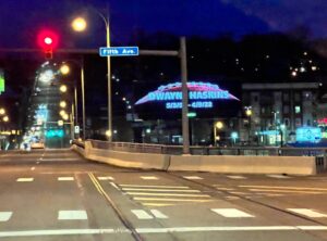 PHOTO Pittsburgh PA Paying Respects To Dwayne Haskins With This Digital Sign On Fifth Avenue