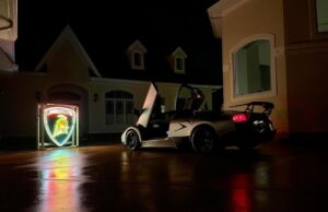 PHOTO Randy Tillim Had Custom LED Lamborghini Sign In His Driveway At His Maryland Home To Show Off His Lambo