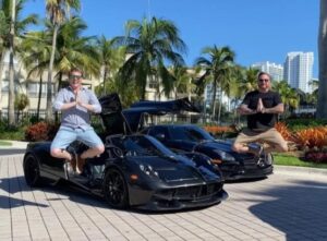 PHOTO Randy Tillim Meditating Above His Exotic Cars