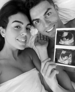 PHOTO Ronaldo Showing Off Sonogram Of His New Child And He And His Wife Were Thrilled