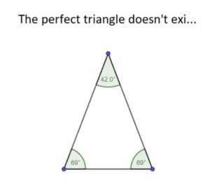 PHOTO The Perfect Triangle Doesn't Exist Elon Musk Rocket Meme