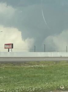 PHOTO Tornado In Jarrell Texas Crossed Over I-35