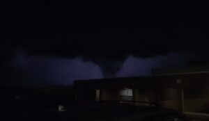 PHOTO View Of Jonesboro Arkansas Tornado From Westside High School