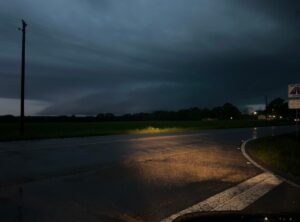 PHOTO View Of Tornado From MS 42 And Gum Swamp Road As It Approaches Bassfield MS