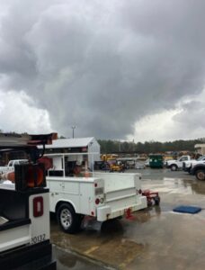 PHOTO View Of Tornado In Glen Allen VA From Woodman And Mountain Road