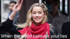 PHOTO When The World Believes Your Lies Amber Heard Meme