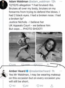 PHOTO Adam Waldman Calling Amber Heard Out On All Of Her BS