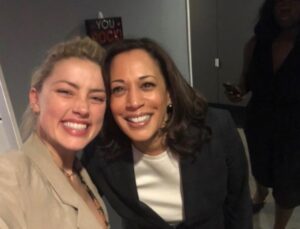 PHOTO Amber Heard Is A Huge Kamala Harris Supporter And She Wants You To Know