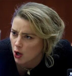 PHOTO Amber Heard's Face Is Priceless When The Court Was Talking About Johnny Depp's D*ck During The Trial