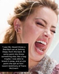 PHOTO Amber Heard's Psychotic Rage Face