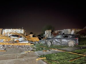 PHOTO Andover Kansas Took A Direct Hit From Tornado What's Left Of Houses In The Area