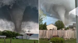 PHOTO Andover Kansas Tornado Looks Exactly Like Wynnewood OK Tornado In 2016