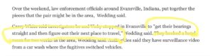 PHOTO Casey White Told Investigators That Him And Vicky Stopped In Evansville Indiana To Get Their Bearings Straight And Had Motel 6 Room Booked For 14 Days