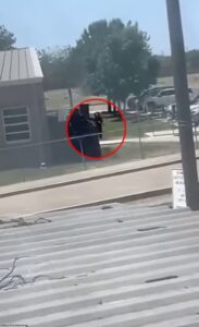 PHOTO Close Up Of Salvador Ramos Carrying Gun Outside Of Elementary School Entrance