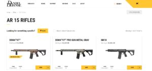 PHOTO Daniel Defense Sells 19 Different Kinds Of AR15 Rifles On Their Website Where Salvador Ramos Bought His Guns