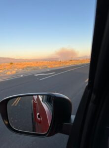 PHOTO Fire In Albuquerque Can Be Seen From Miles Outside City On I-40