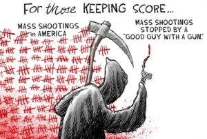 PHOTO For Those Keeping Score Mass Shooting In America Hundreds Vs Mass Shootings Stopped By A Good Guy With A Gun 1 Meme