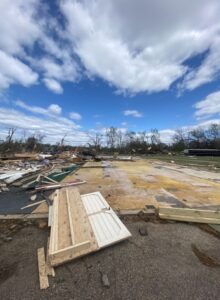 PHOTO Houses Down To The Slabs In Andover Kansas