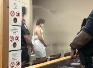 PHOTO Jail Officers Forced Payton Gendron To Dress In Toilet Paper For Arraignment