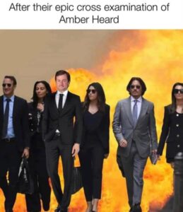 PHOTO Johnny Depp's Legal After Their Epic Cross Examination Of Amber ...