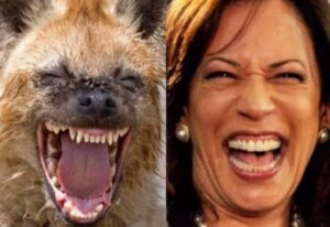 PHOTO Kamala Harris Smiles With Her Big Teeth Like An Animal