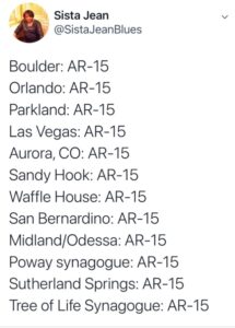 PHOTO List Of All Shootings In America That An AR15 Was Used In Attack
