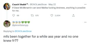 PHOTO Malika Andrews Has Been Dating Dave Mcmenamin For A Whole Year And Nobody Knew