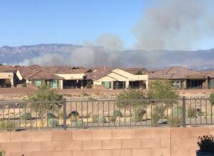 PHOTO Million Dollar Homes In Front Of The Bosque Are Threatening By Fire In Albuquerque That Is Now 30 Acres