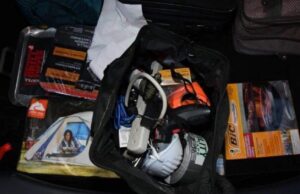 PHOTO Of Evidence Found In Hotel Shows Vicky And Casey Wite Had Masks Tents Tools Duct Tape To Use As Tools On The Run