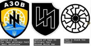 PHOTO Payton Gendron Using The Same Black Sun Nazi Symbol Used By Ukraine's Neo-Nazi Azov Militia